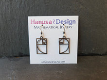 Load image into Gallery viewer, Medium Golden Ratio Earrings (Metal)