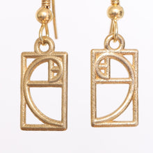 Load image into Gallery viewer, Tiny Golden Ratio Earrings (Metal)