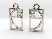 Load image into Gallery viewer, Tiny Golden Ratio Earrings (Metal)