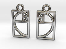 Load image into Gallery viewer, Tiny Golden Ratio Earrings (Metal)
