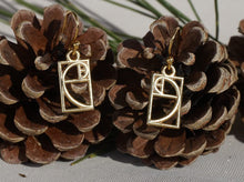 Load image into Gallery viewer, Tiny Golden Ratio Earrings (Metal)