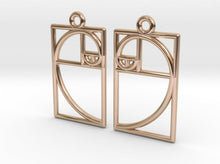 Load image into Gallery viewer, Medium Golden Ratio Earrings (Metal)