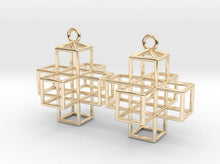 Load image into Gallery viewer, 3D Plus Earrings (Metal)