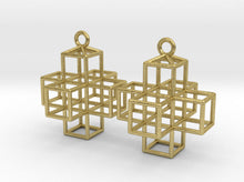 Load image into Gallery viewer, 3D Plus Earrings (Metal)