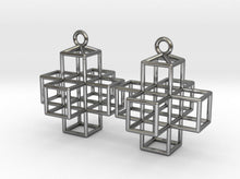 Load image into Gallery viewer, 3D Plus Earrings (Metal)
