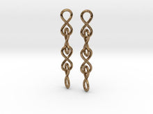 Load image into Gallery viewer, Infinity Chain Earrings (Metal) - Hanusa Design
