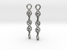 Load image into Gallery viewer, Infinity Chain Earrings (Metal) - Hanusa Design
