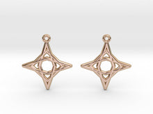Load image into Gallery viewer, Diamond Star Earrings (Metal)