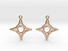 Load image into Gallery viewer, Diamond Star Earrings (Metal)
