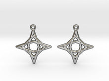 Load image into Gallery viewer, Diamond Star Earrings (Metal)
