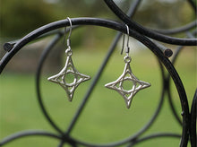 Load image into Gallery viewer, Diamond Star Earrings (Metal)
