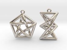 Load image into Gallery viewer, Forbidden Subgraph Earrings (Metal)