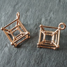 Load image into Gallery viewer, Hypercube Earrings (Metal)