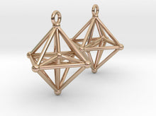 Load image into Gallery viewer, Hyperoctohedron Earrings (Metal)