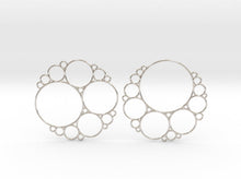 Load image into Gallery viewer, Bubbly Apollonian Earrings (Metal)