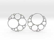 Load image into Gallery viewer, Bubbly Apollonian Earrings (Metal)