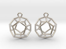 Load image into Gallery viewer, Dodecahedron Earrings (Metal)
