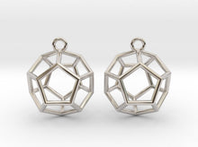 Load image into Gallery viewer, Dodecahedron Earrings (Metal)