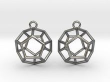 Load image into Gallery viewer, Dodecahedron Earrings (Metal)
