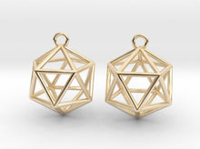 Load image into Gallery viewer, Icosahedron Earrings (Metal)