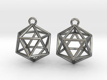 Load image into Gallery viewer, Icosahedron Earrings (Metal)
