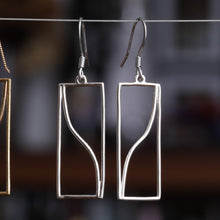 Load image into Gallery viewer, Tangent Function Earrings (Metal)
