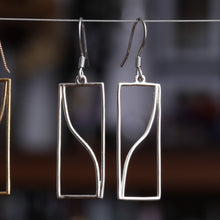 Load image into Gallery viewer, Tangent Function Earrings (Metal)