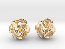 Load image into Gallery viewer, Gyroid Earrings (Metal)