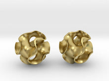 Load image into Gallery viewer, Gyroid Earrings (Metal)