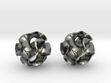 Load image into Gallery viewer, Gyroid Earrings (Metal)
