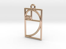 Load image into Gallery viewer, Larger Golden Ratio Necklace (Metal)
