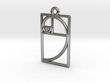 Load image into Gallery viewer, Larger Golden Ratio Necklace (Metal)