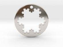 Load image into Gallery viewer, Koch Snowflake Necklace (Metal)