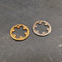 Load image into Gallery viewer, Koch Snowflake Necklace (Metal)
