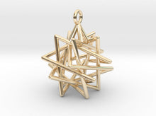 Load image into Gallery viewer, Tetrahedron Compound Necklace (Metal)