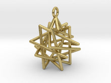 Load image into Gallery viewer, Tetrahedron Compound Necklace (Metal)
