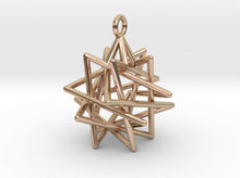 Load image into Gallery viewer, Tetrahedron Compound Necklace (Metal)