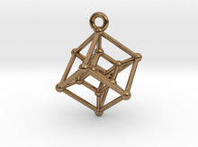 Load image into Gallery viewer, Hypercube Necklace (Metal)