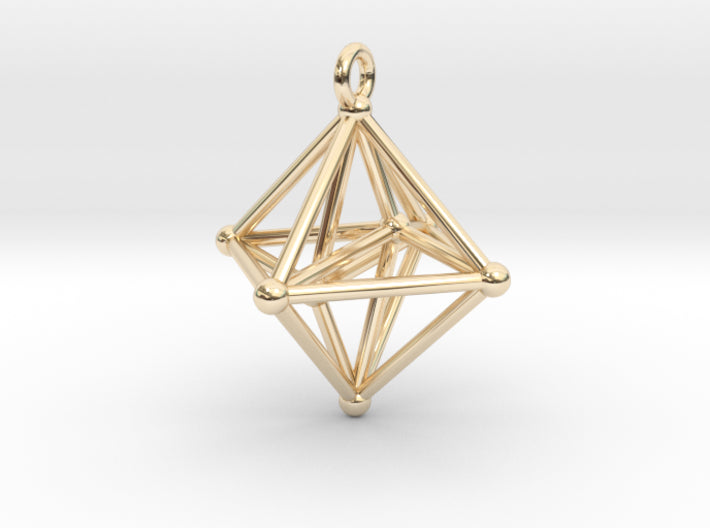 Hyperoctohedron Necklace (Metal)