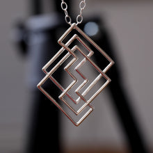 Load image into Gallery viewer, Cobweb Necklace (Larger) (Metal)