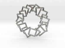 Load image into Gallery viewer, Squares Wreath Pendant (Metal)
