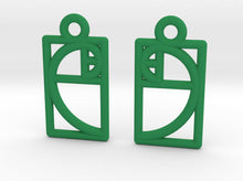 Load image into Gallery viewer, Tiny Golden Ratio Earrings (Nylon)