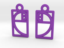 Load image into Gallery viewer, Tiny Golden Ratio Earrings (Nylon)