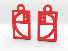 Load image into Gallery viewer, Tiny Golden Ratio Earrings (Nylon)
