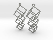 Load image into Gallery viewer, Dangling Cubes Earrings (Nylon)