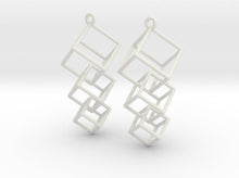 Load image into Gallery viewer, Dangling Cubes Earrings (Nylon)