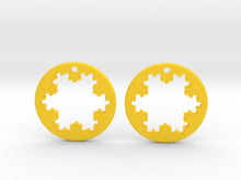 Load image into Gallery viewer, Koch Snowflake Earrings (Nylon)
