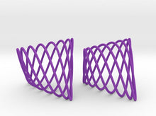 Load image into Gallery viewer, Tetrahedral Cage Earrings (Nylon)