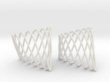Load image into Gallery viewer, Tetrahedral Cage Earrings (Nylon)
