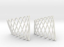 Load image into Gallery viewer, Tetrahedral Cage Earrings (Nylon)